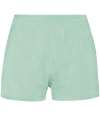 NS728 Native Spirit Ladies Terry Towel Shorts brook green colour image